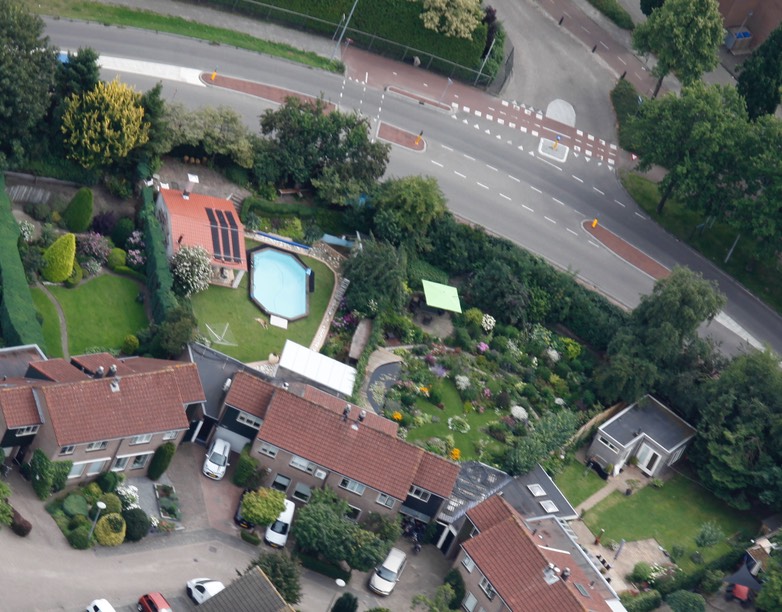 Mandala Tuin van boven