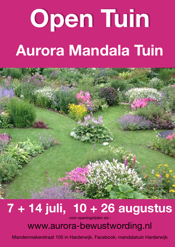 Poster Open Mandala tuin 